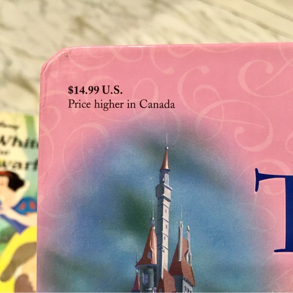 💝 DISNEY 💝 bundle of 2 Princess books: SNOW WHITE, etc Hardcover - Picture 11 of 13